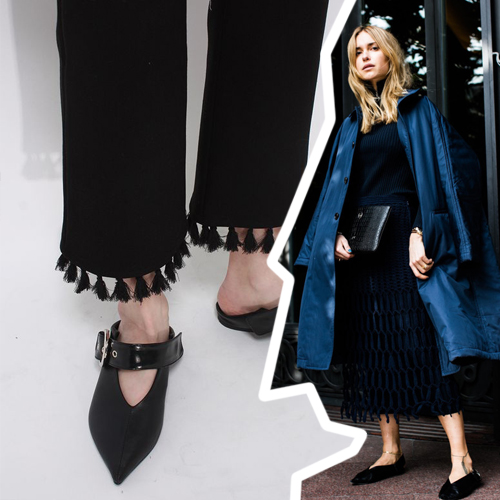 Τα δερμάτινα babouche της Celine είναι τα παπούτσια που θα θέλεις να φοράς αυτή την Άνοιξη