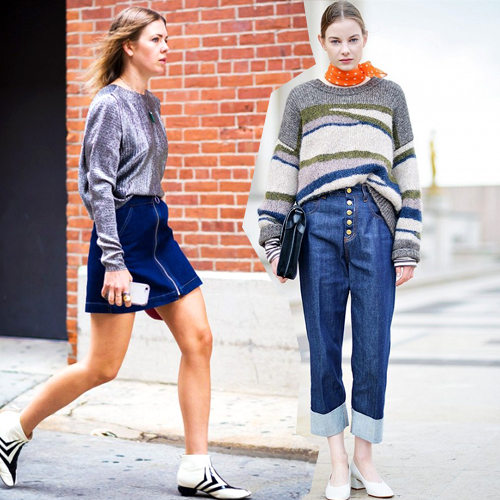 Αυτά τα streetstyle looks αποδεικνύουν περίτρανα πως το denim μπορεί να φορεθεί σε κάθε περίσταση