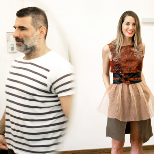 (Off the Record) One skirt, Five looks, Deux Hommes