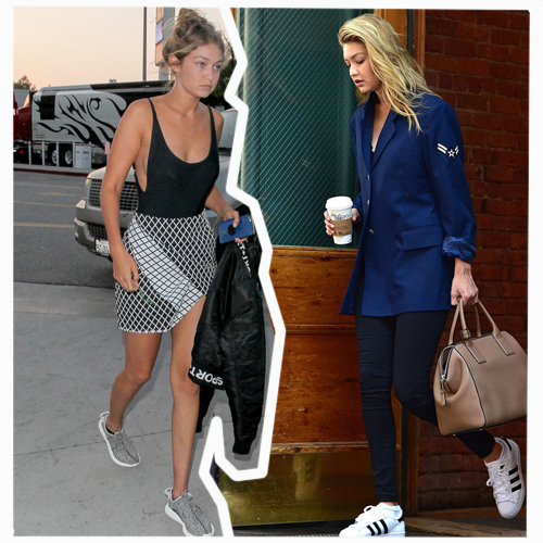 H Gigi Hadid ξέρει από sneakers!