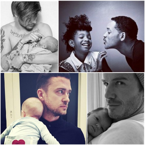 Τα πιο τρυφερά στιγμιότυπα των διάσημων μπαμπάδων με τα παιδιά τους