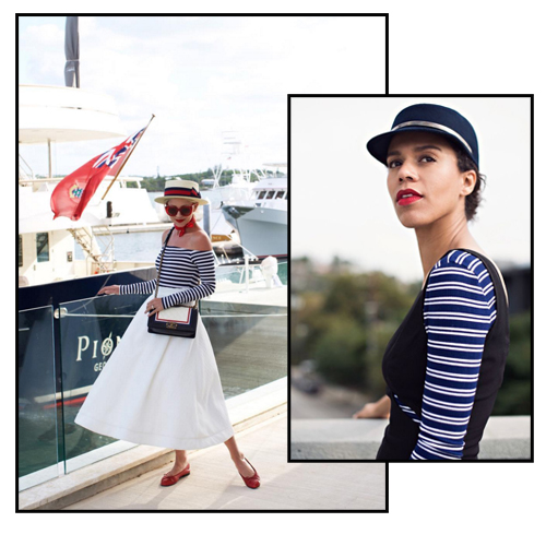 Ρίγες παντού! Το ναυτικό look επιστρέφει