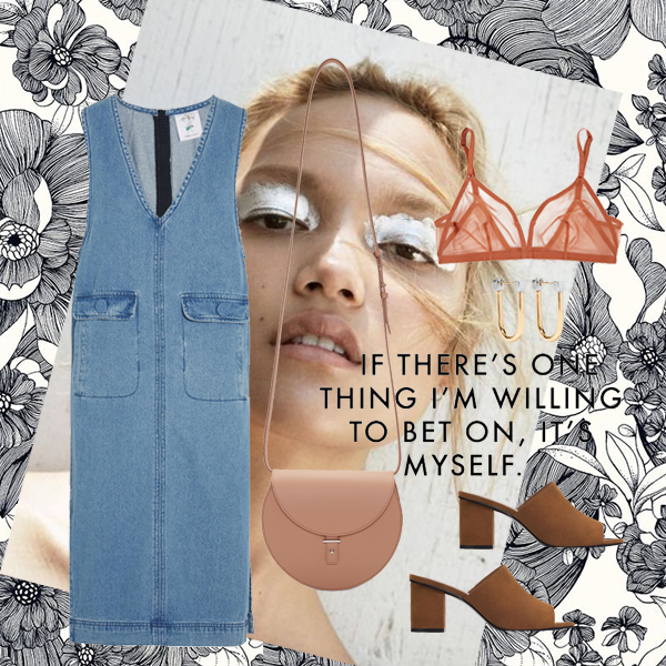 Outfits Of Wisdom // Denim φόρεμα