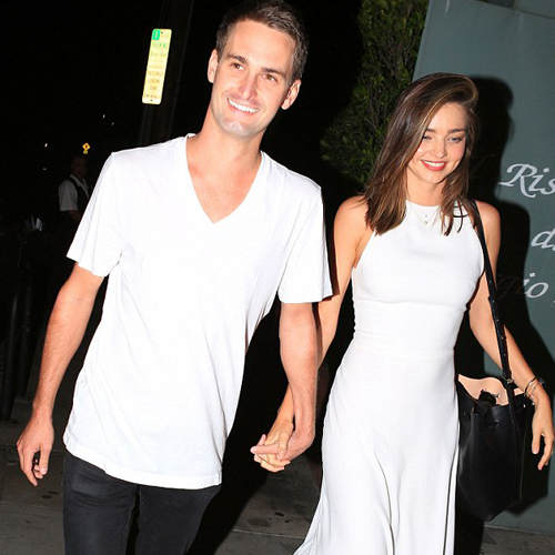 H Miranda Kerr παντρεύεται τον δημιουργό του Snapchat!