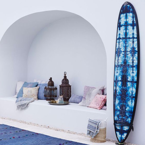 9 ιδέες στη διακόσμηση με μπλε χρώμα