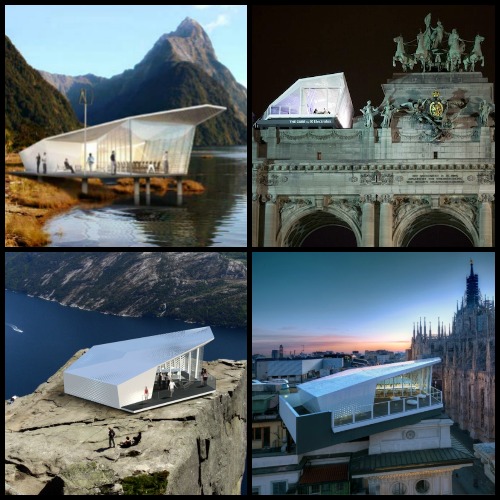 Εστιατόριο “νομάς” ταξιδεύει στα ιστορικά μνημεία του κόσμου