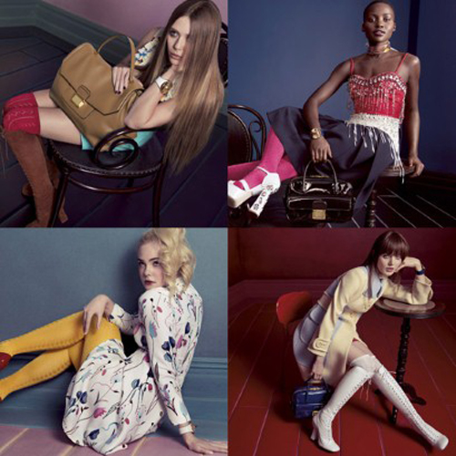 Το Young Hollywood πρωταγωνιστεί στη νέα καμπάνια του οίκου Miu Miu