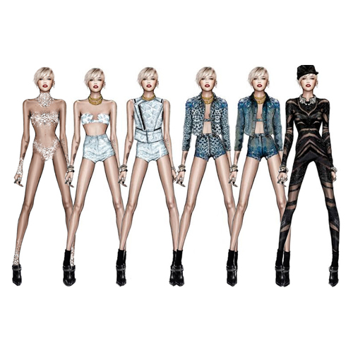 O Roberto Cavalli σχεδιάζει για τη Miley Cyrus