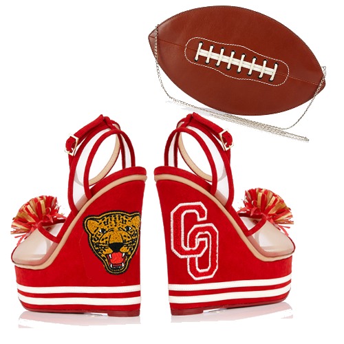 H Charlotte Olympia εμπνέεται από το Super Bowl