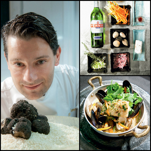 Tasty Guide: Πεσκανδρίτσα και μύδια αρωματισμένα με σαφράν από τον σεφ του Food &amp; Wine by Olivier Campanha