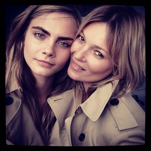 Kate Moss - Cara Delevingne: Μαζί στη νέα καμπάνια του οίκου Burberry