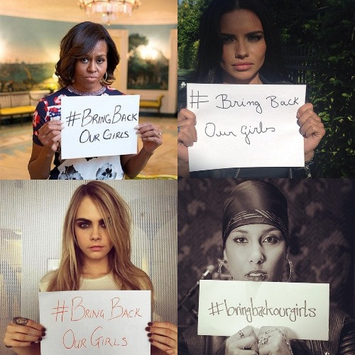 #BringBackOurGirls: Διάσημες σταρ στο πλευρό των κοριτσιών που απήχθησαν στη Νιγηρία