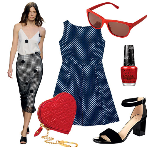 Hot now: Polka dots