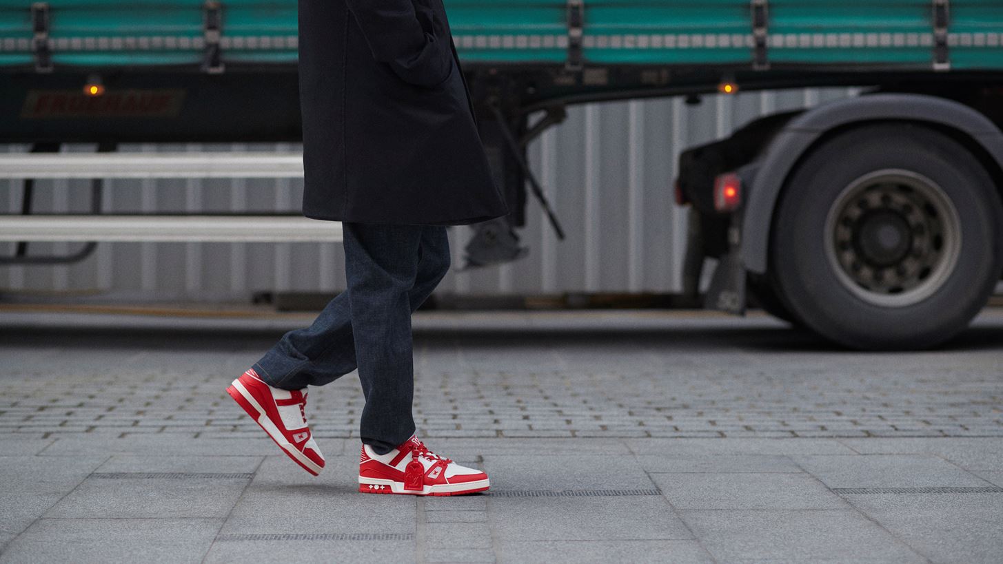 Louis Vuitton I (RED) Trainer | &#x388;&#x3BD;&#x3B1; &#x3B6;&#x3B5;&#x3C5;&#x3B3;&#x3AC;&#x3C1;&#x3B9; sneakers &#x3BC;&#x3B5; &#x3BA;&#x3B1;&#x3BB;&#x3CC; &#x3C3;&#x3BA;&#x3BF;&#x3C0;&#x3CC;