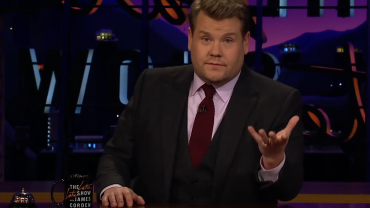 James Corden: &#x394;&#x3B5;&#x3C2; &#x3C4;&#x3B7;&#x3BD; fake &#x3C6;&#x3C9;&#x3C4;&#x3BF;&#x3B3;&#x3C1;&#x3B1;&#x3C6;&#x3AF;&#x3B1; &#x3C0;&#x3BF;&#x3C5; &#x3AD;&#x3B3;&#x3B9;&#x3BD;&#x3B5; viral