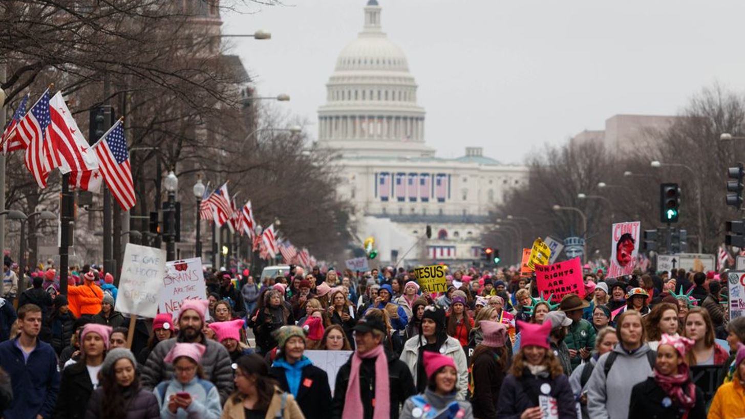 &#x391;&#x3C5;&#x3C4;&#x3AE; &#x3AE;&#x3C4;&#x3B1;&#x3BD; &#x3B7; &#x3B1;&#x3C0;&#x3AC;&#x3BD;&#x3C4;&#x3B7;&#x3C3;&#x3B7; &#x3C4;&#x3BF;&#x3C5; Donald Trump &#x3B3;&#x3B9;&#x3B1; &#x3C4;&#x3BF; Women&#x27;s March