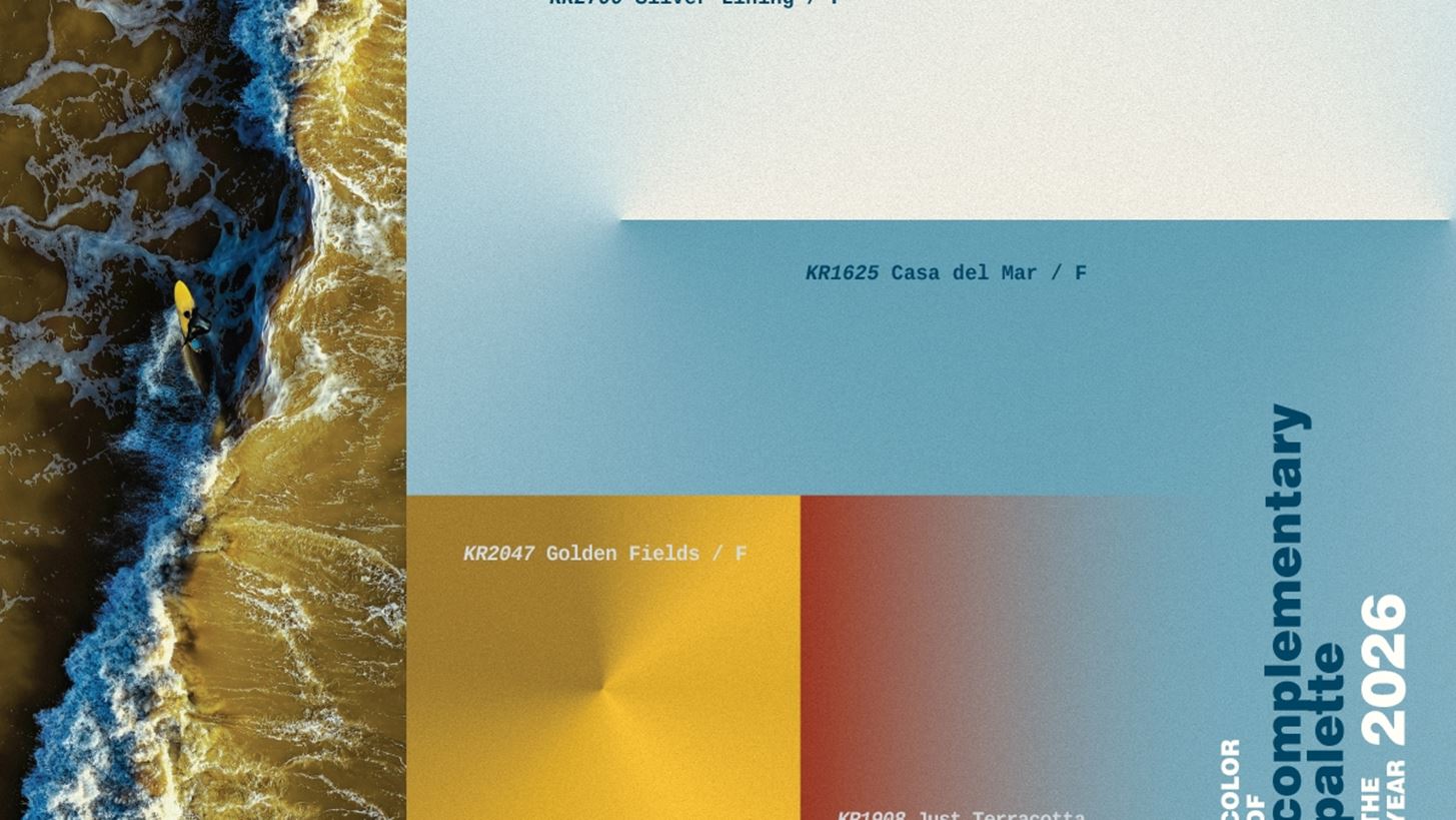 "Adventure" KR 2202 | Η ΚRAFT Paints ανακοινώνει το Χρώμα της Χρονιάς 2026