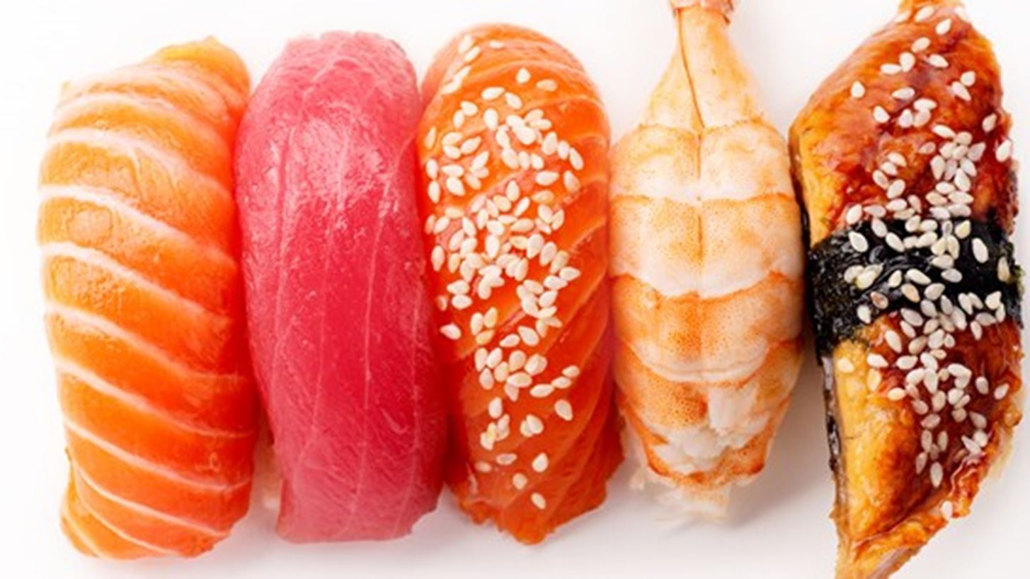 Nigiri &#x3BC;&#x3B5; &#x3B3;&#x3B1;&#x3C1;&#x3AF;&#x3B4;&#x3B5;&#x3C2;, &#x3C7;&#x3AD;&#x3BB;&#x3B9; &#x3BA;&#x3B1;&#x3B9; &#x3C3;&#x3BF;&#x3BB;o&#x3BC;&#x3CC;