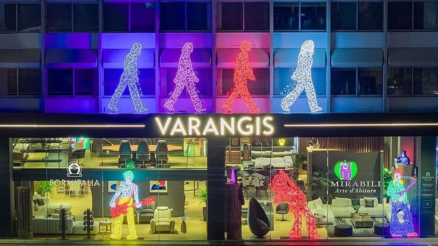 Η pop art συναντά το design: Ο Marco Lodola φωτίζει τη VARANGIS