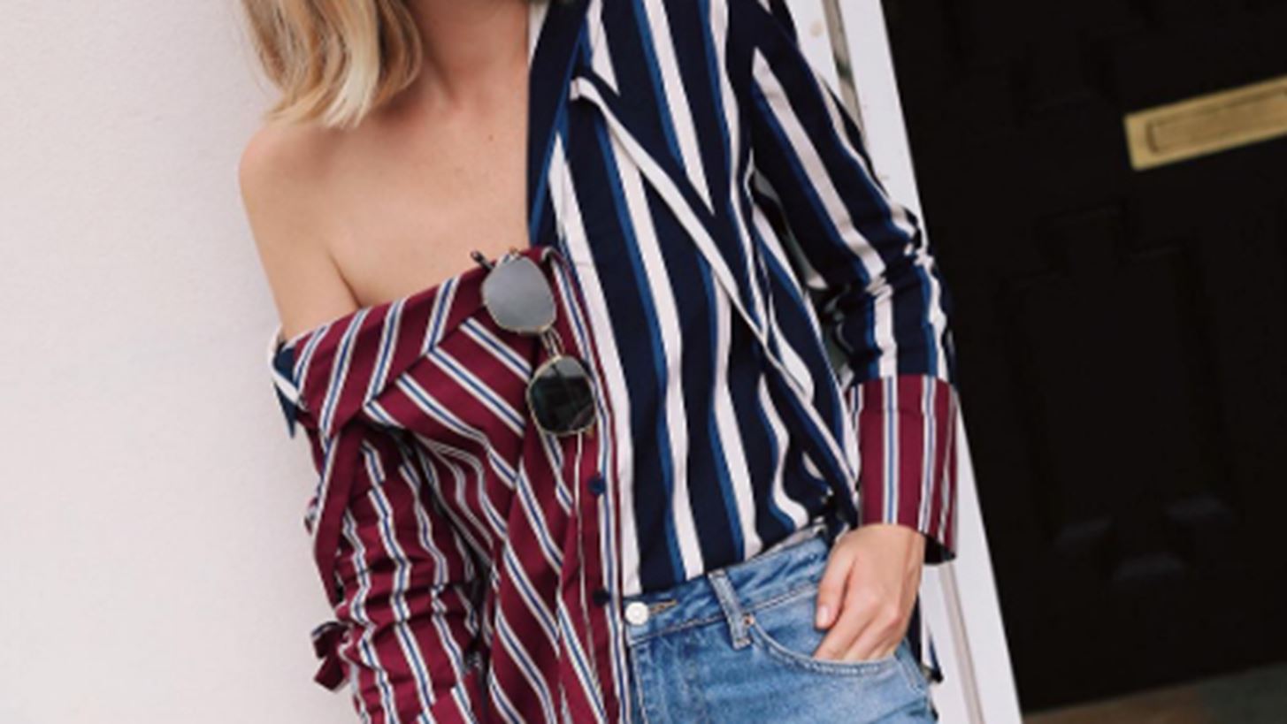 Πώς να συνδυάσω τις ρίγες στην παραλία, τη βόλτα, το γραφείο