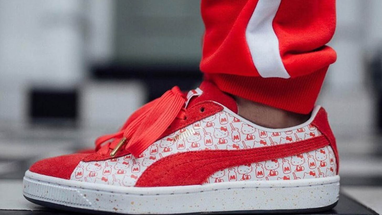 T&#x3B1; Hello Kitty x Puma sneakers &#x3B8;&#x3B1; &#x3BE;&#x3C5;&#x3C0;&#x3BD;&#x3AE;&#x3C3;&#x3BF;&#x3C5;&#x3BD; &#x3C4;&#x3BF; &#x3C0;&#x3B1;&#x3B9;&#x3B4;&#x3AF; &#x3BC;&#x3AD;&#x3C3;&#x3B1; &#x3C3;&#x3BF;&#x3C5;