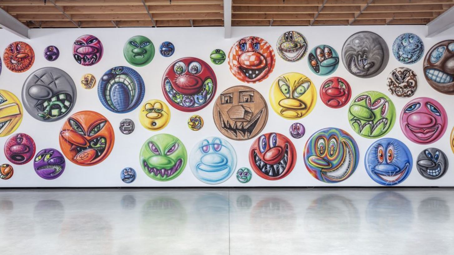 &#x3A4;&#x3B1; &quot;emojis&quot; &#x3C4;&#x3BF;&#x3C5; Kenny Scharf, &#x3C3;&#x3B5; &#x3B3;&#x3BA;&#x3B1;&#x3BB;&#x3B5;&#x3C1;&#x3AF; &#x3C4;&#x3BF;&#x3C5; Los Angeles