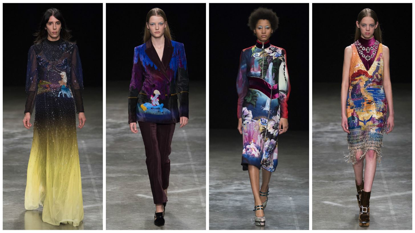 Mary Katrantzou &#x3A6;&#x3B8;&#x3B9;&#x3BD;&#x3CC;&#x3C0;&#x3C9;&#x3C1;&#x3BF;/ &#x3A7;&#x3B5;&#x3B9;&#x3BC;&#x3CE;&#x3BD;&#x3B1;&#x3C2; 2017- 2018: &#x3A4;&#x3B1; &#x3C9;&#x3C1;&#x3B1;&#x3B9;&#x3CC;&#x3C4;&#x3B5;&#x3C1;&#x3B1; looks &#x3B1;&#x3C0;&#x3CC; &#x3C4;&#x3BF; &#x3C7;&#x3B8;&#x3B5;&#x3C3;&#x3B9;&#x3BD;&#x3BF;&#x3B2;&#x3C1;&#x3B1;&#x3B4;&#x3B9;&#x3BD;&#x3CC; fashion show