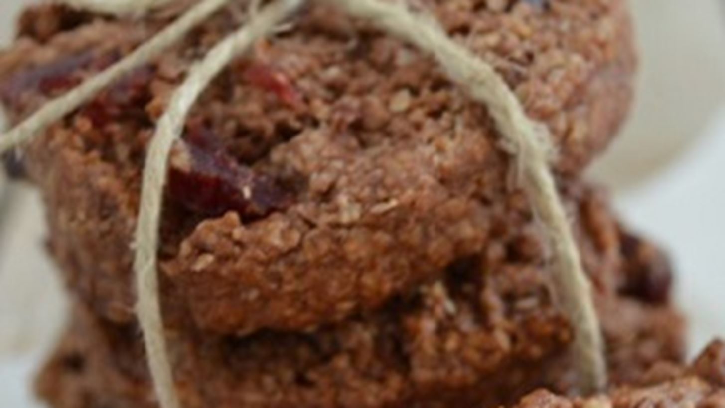 Σούπερ υγιεινά μπισκότα με ταχίνι, μέλι και κακάο έτοιμα σε 10 λεπτά (χωρίς ζάχαρη, χωρίς αλεύρι!)