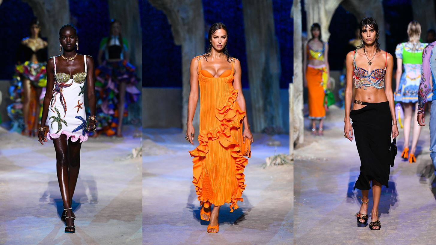#Versaceapolis: Η SS21 συλλογή του οίκου Versace ήταν μία ωδή στον μυστηριώδη κόσμο του βυθού