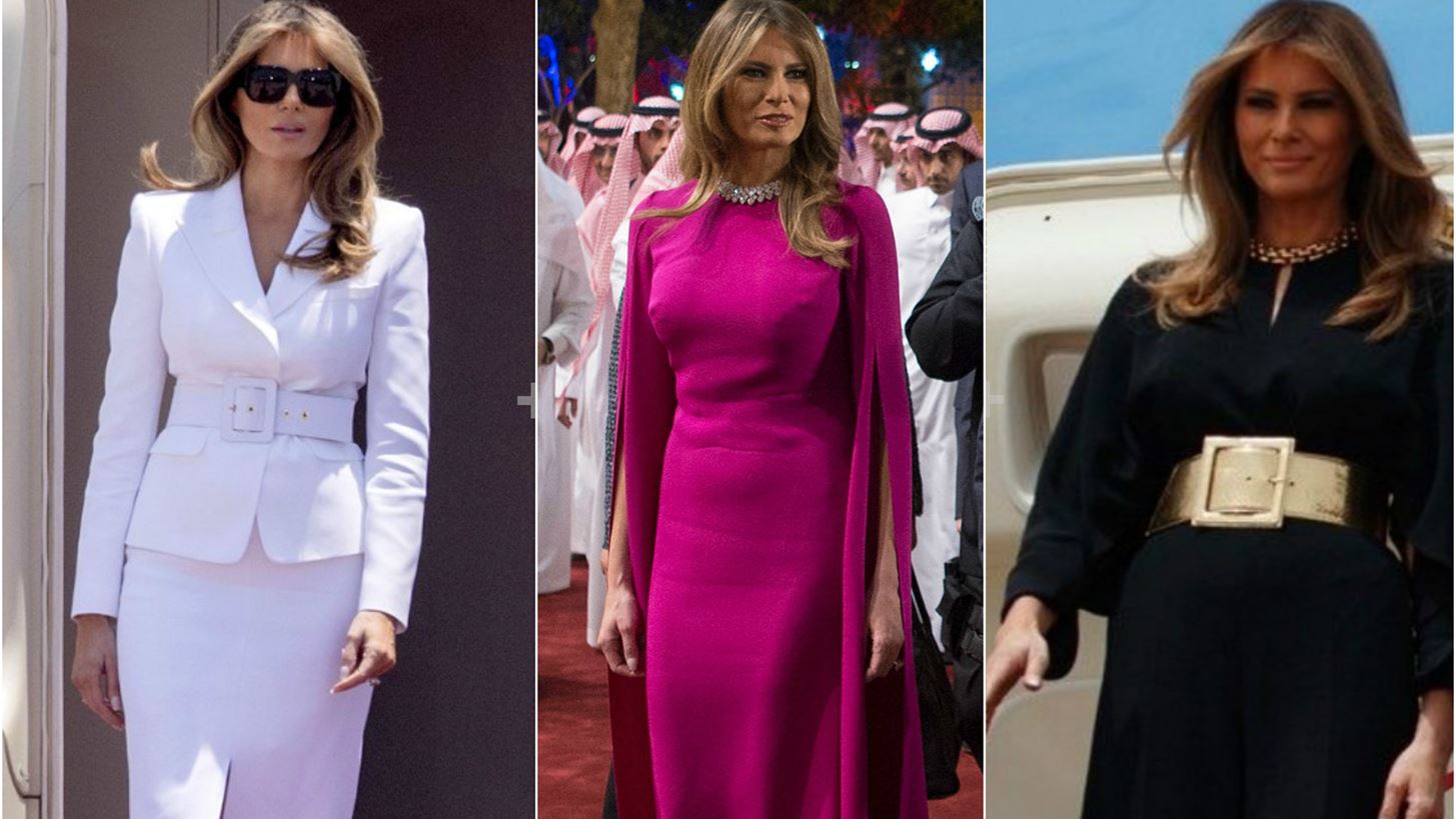 Melania Trump: &#x3A4;&#x3B1; outfits &#x3C4;&#x3B7;&#x3C2; &#x3C3;&#x3C4;&#x3BF; &#x3C0;&#x3B1;&#x3C1;&#x3B8;&#x3B5;&#x3BD;&#x3B9;&#x3BA;&#x3CC; &#x3C4;&#x3B7;&#x3C2; &#x3C4;&#x3B1;&#x3BE;&#x3AF;&#x3B4;&#x3B9; &#x3C9;&#x3C2; &#x3A0;&#x3C1;&#x3CE;&#x3C4;&#x3B7; &#x39A;&#x3C5;&#x3C1;&#x3AF;&#x3B1;