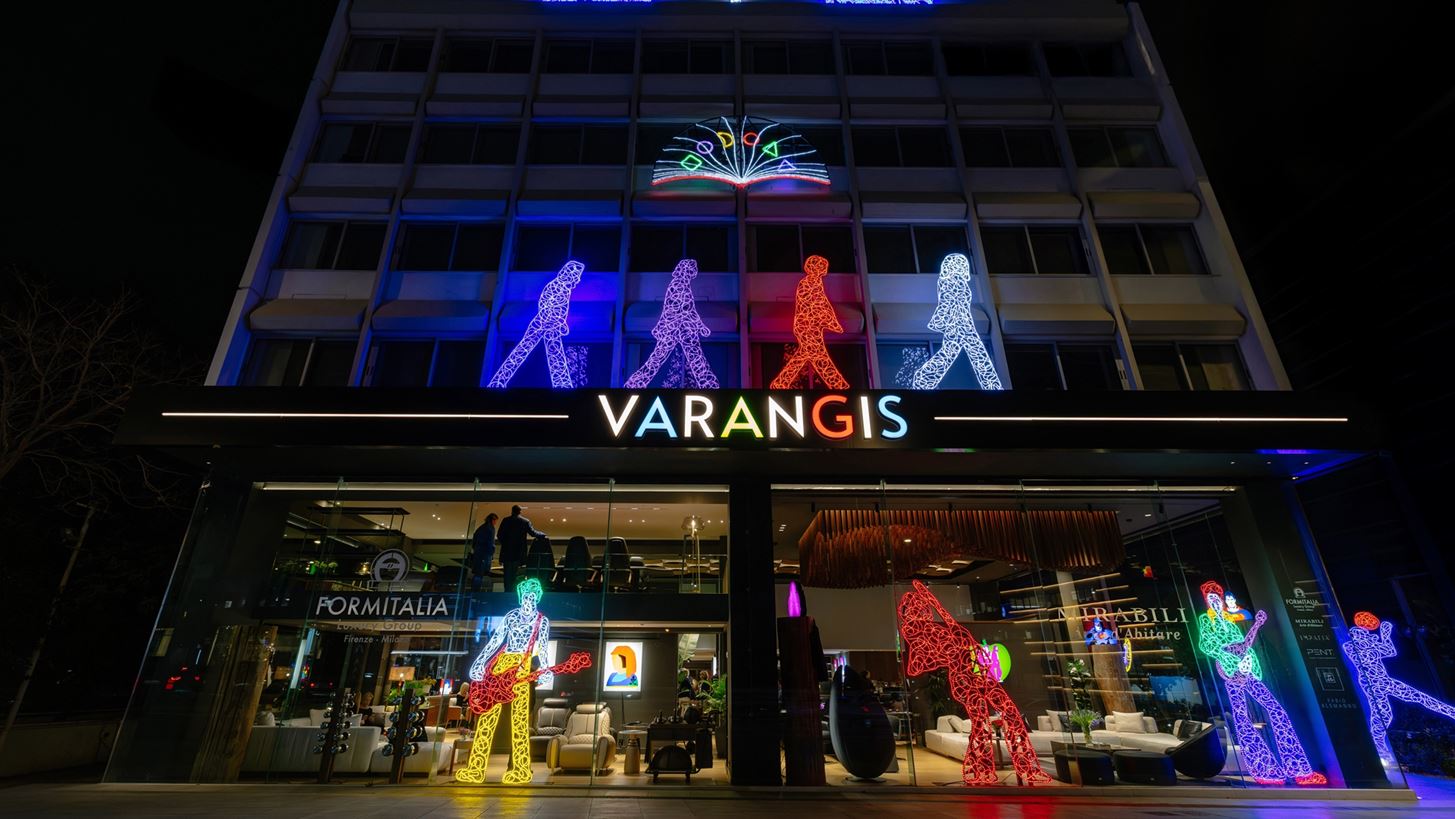 Μια βραδιά με τέχνη, φως και design: Η παρουσίαση της έκθεσης του Marco Lodola στο showroom της VARANGIS