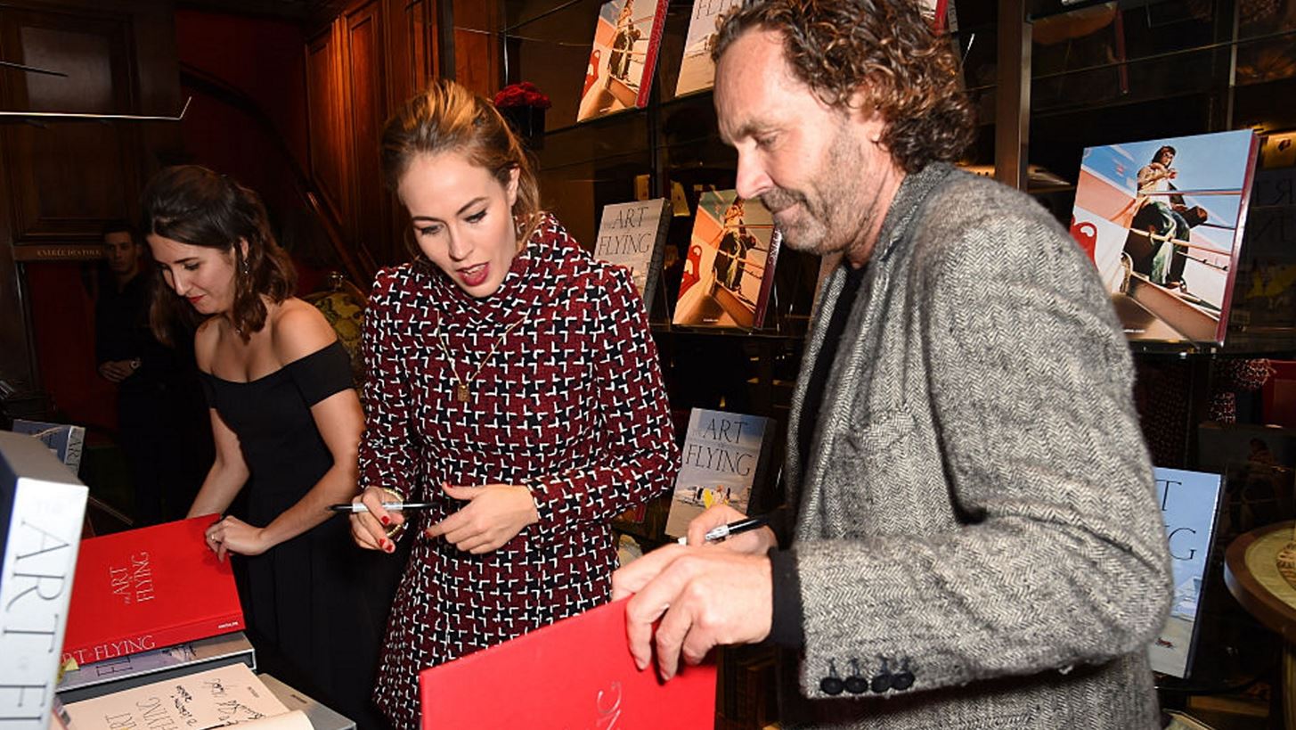 Nina Flohr | Με jacquard πουλόβερ για σκι στο St Moritz δίπλα στον πατέρα της Thomas Flohr