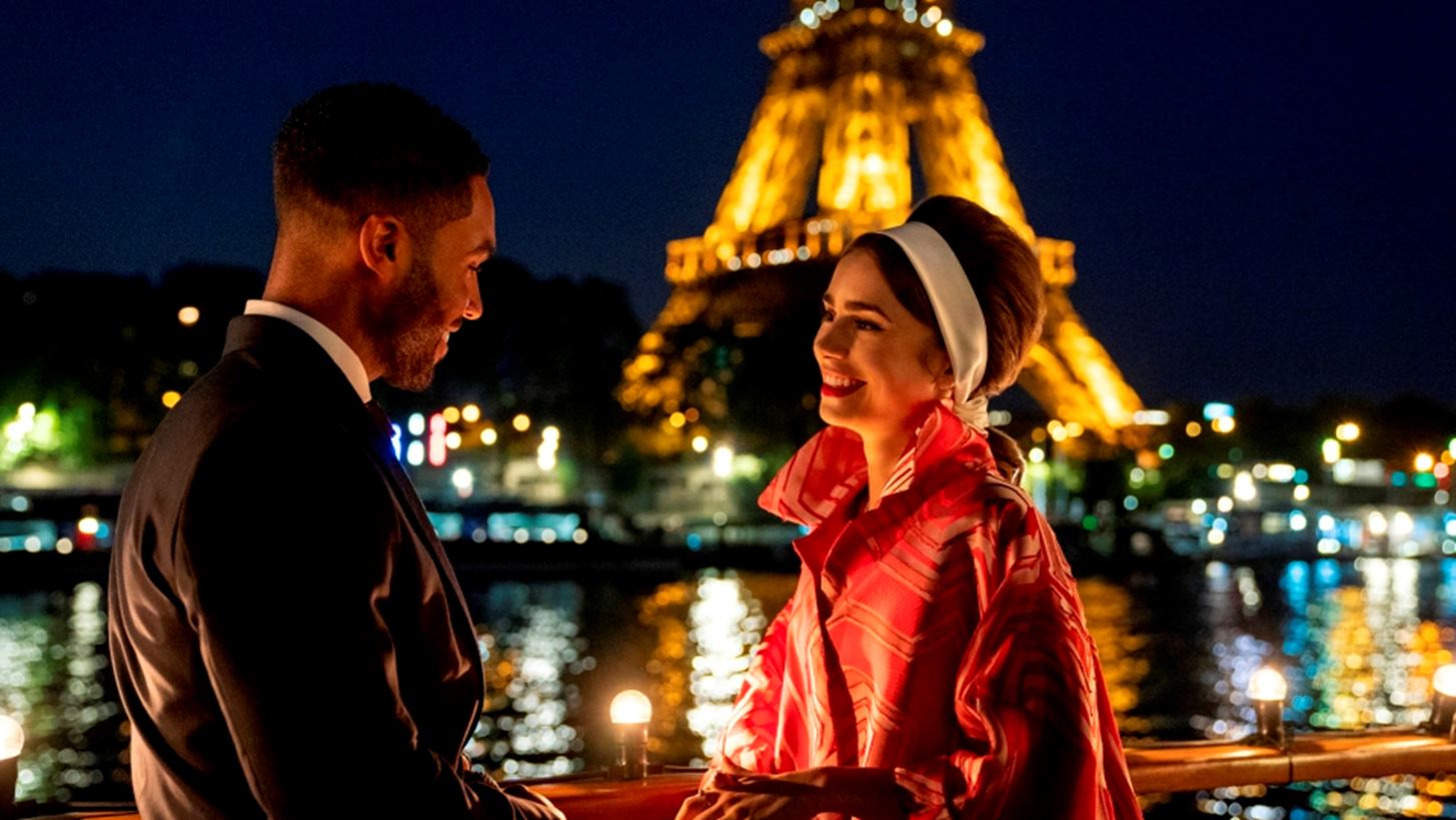 Lily Collins | Η εμφάνιση αλά Brigitte Bardot στην πρεμιέρα του "Emily in Paris"