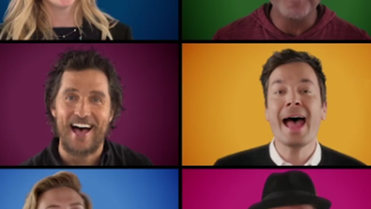 Jimmy Fallon: &#x394;&#x3B5;&#x3AF;&#x3C4;&#x3B5; &#x3C4;&#x3BF; &#x3C7;&#x3C1;&#x3B9;&#x3C3;&#x3C4;&#x3BF;&#x3C5;&#x3B3;&#x3B5;&#x3BD;&#x3BD;&#x3B9;&#x3AC;&#x3C4;&#x3B9;&#x3BA;&#x3BF; promo video &#x3C4;&#x3BF;&#x3C5; The Tonight Show