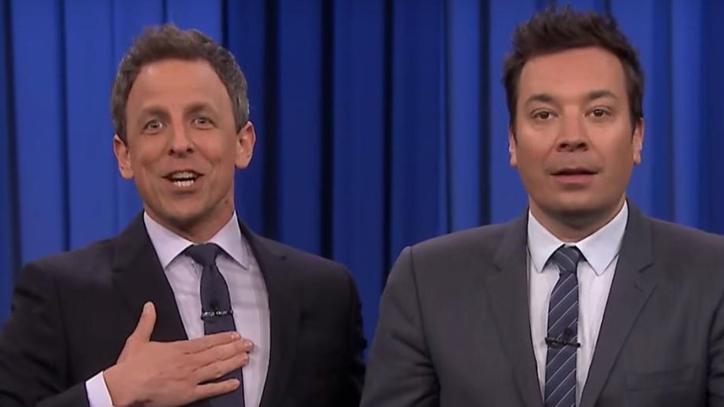 &#x391;&#x3C0;&#x3B5;&#x3C1;&#x3B3;&#x3AF;&#x3B1; &#x3C3;&#x3B5;&#x3BD;&#x3B1;&#x3C1;&#x3B9;&#x3BF;&#x3B3;&#x3C1;&#x3AC;&#x3C6;&#x3C9;&#x3BD; | &#x39F;&#x3B9; Jimmy Fallon &#x3BA;&#x3B1;&#x3B9; Seth Meyers &#x3B8;&#x3B1; &#x3C7;&#x3B1;&#x3C1;&#x3AF;&#x3C3;&#x3BF;&#x3C5;&#x3BD; &#x3C4;&#x3BF;&#x3C5;&#x3C2; &#x3BC;&#x3B9;&#x3C3;&#x3B8;&#x3BF;&#x3CD;&#x3C2; &#x3C4;&#x3BF;&#x3C5;&#x3C2; &#x3C3;&#x3C4;&#x3BF;&#x3C5;&#x3C2; &#x3B1;&#x3C0;&#x3BB;&#x3AE;&#x3C1;&#x3C9;&#x3C4;&#x3BF;&#x3C5;&#x3C2; &#x3B5;&#x3C1;&#x3B3;&#x3B1;&#x3B6;&#x3BF;&#x3BC;&#x3AD;&#x3BD;&#x3BF;&#x3C5;&#x3C2; &#x3C4;&#x3C9;&#x3BD; &#x3B5;&#x3BA;&#x3C0;&#x3BF;&#x3BC;&#x3C0;&#x3CE;&#x3BD; &#x3C4;&#x3BF;&#x3C5;&#x3C2;