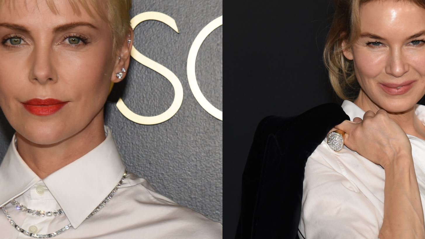 Charlize Theron &amp; Ren&#xE9;e Zellweger: &#x39F;&#x3B9; chic &#x3B5;&#x3BC;&#x3C6;&#x3B1;&#x3BD;&#x3AF;&#x3C3;&#x3B5;&#x3B9;&#x3C2; &#x3C4;&#x3BF;&#x3C5;&#x3C2; &#x3C0;&#x3BF;&#x3C5; &#x3B1;&#x3BE;&#x3AF;&#x3B6;&#x3B5;&#x3B9; &#x3BD;&#x3B1; &#x3B4;&#x3B5;&#x3B9;&#x3C2;