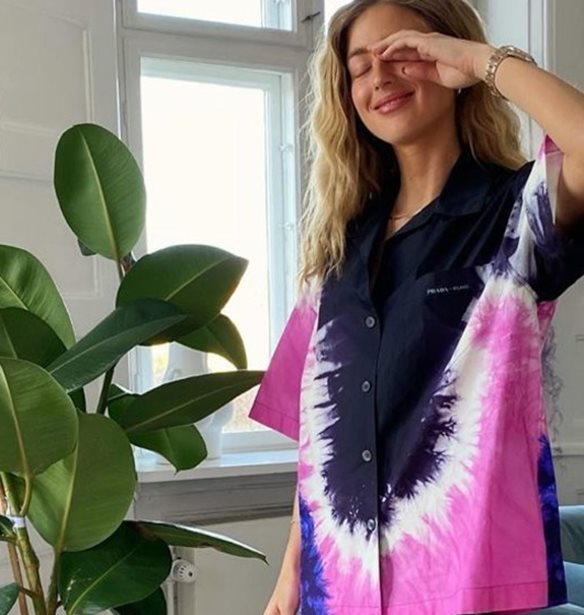 Αυτό είναι το πιο fun print που ξεχωρίσαμε στα homewear looks των fashion girls