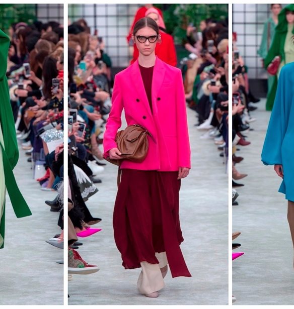 Υπέροχοι χρωματικοί συνδυασμοί που είδαμε στο show του Valentino