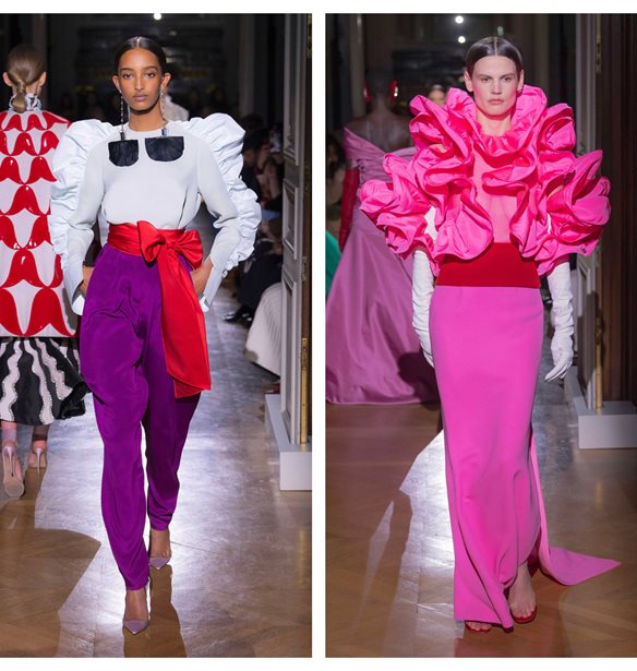 Ο Pierpaolo Piccioli σύστησε μια νέα σιλουέτα για την Haute Couture συλλογή του Valentino