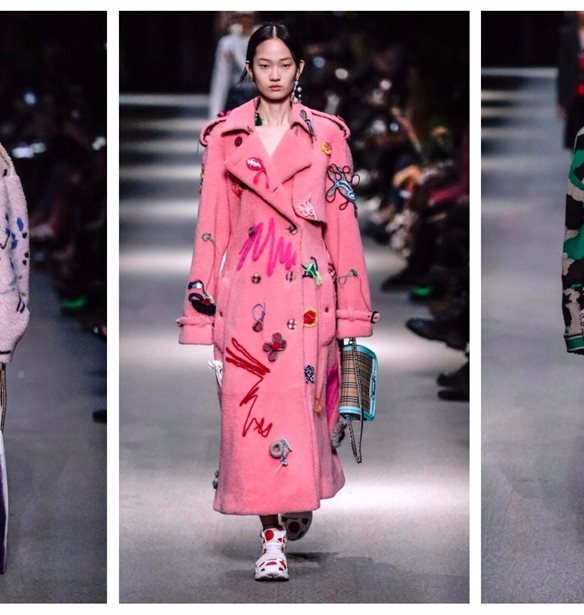 Burberry Άνοιξη 2018: Το "πολύχρωμο" αντίο του Christopher Bailey