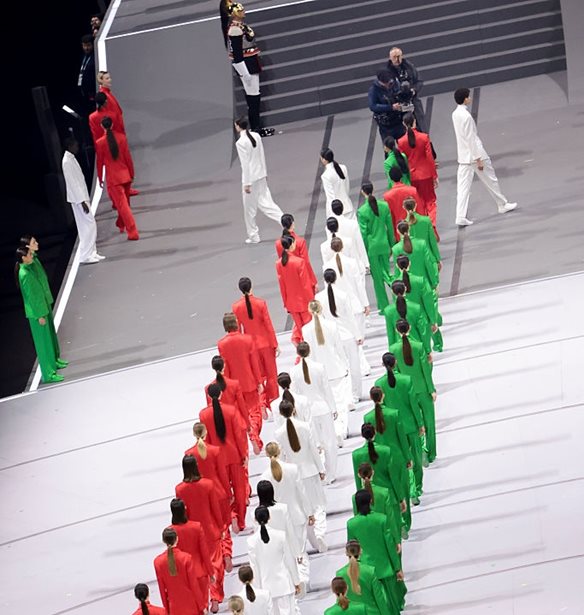 O φόρος τιμής στον Giorgio Armani στην τελετή έναρξης των Χειμερινών Ολυμπιακών Αγώνων του 2026