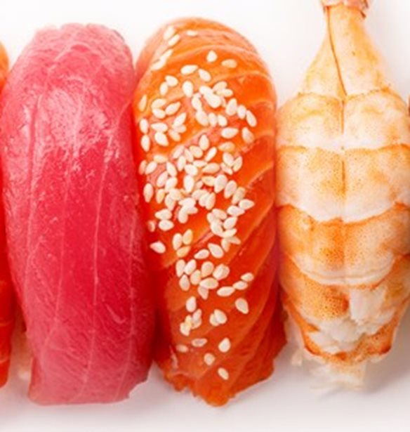 Nigiri &#x3BC;&#x3B5; &#x3B3;&#x3B1;&#x3C1;&#x3AF;&#x3B4;&#x3B5;&#x3C2;, &#x3C7;&#x3AD;&#x3BB;&#x3B9; &#x3BA;&#x3B1;&#x3B9; &#x3C3;&#x3BF;&#x3BB;o&#x3BC;&#x3CC;