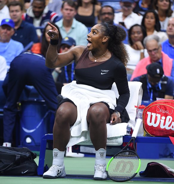 Serena Williams: &#x39A;&#x3B1;&#x3C4;&#x3B7;&#x3B3;&#x3BF;&#x3C1;&#x3B5;&#x3AF; &#x3C4;&#x3BF;&#x3BD; &#x3B4;&#x3B9;&#x3B1;&#x3B9;&#x3C4;&#x3B7;&#x3C4;&#x3AE; &#x3C4;&#x3BF;&#x3C5; &#x3C4;&#x3B5;&#x3BB;&#x3B9;&#x3BA;&#x3BF;&#x3CD; US Open &#x3B3;&#x3B9;&#x3B1; &#x3C3;&#x3B5;&#x3BE;&#x3B9;&#x3C3;&#x3BC;&#x3CC;