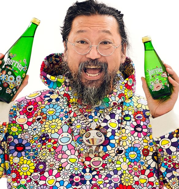 Takashi Murakami | &#x3A5;&#x3C0;&#x3BF;&#x3B3;&#x3C1;&#x3AC;&#x3C6;&#x3B5;&#x3B9; &#x3C4;&#x3B7; &#x3BD;&#x3AD;&#x3B1; limited edition &#x3C3;&#x3B5;&#x3B9;&#x3C1;&#x3AC; &#x3C4;&#x3BF;&#x3C5; Perrier