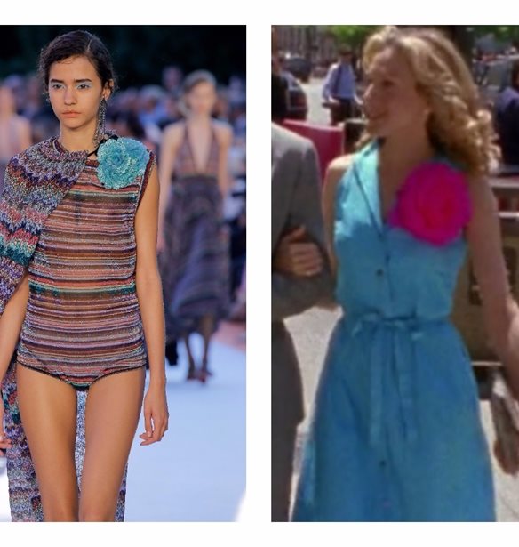 Τα χαρακτηριστικά λουλούδια της Carrie Bradshaw επέστρεψαν στο show του Missoni