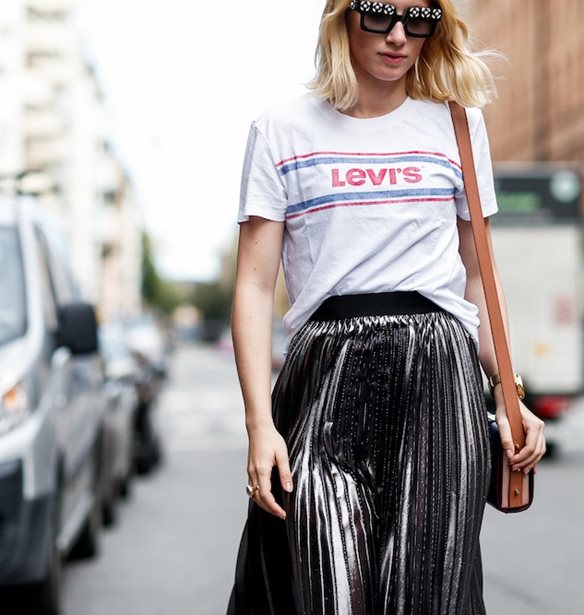 Midi φούστα: Το κομμάτι που σώζει πάντα την κατάσταση