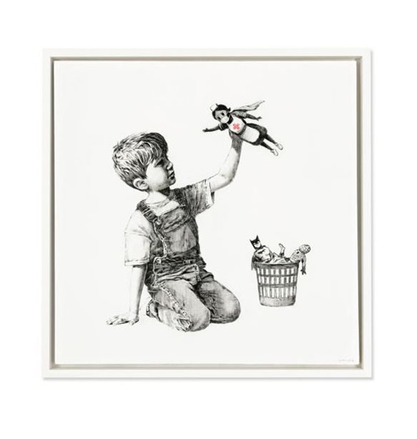 Banksy | &#x3A0;&#x3BF;&#x3C5;&#x3BB;&#x3AC;&#x3B5;&#x3B9; &#x3AD;&#x3C1;&#x3B3;&#x3BF; &#x3C4;&#x3BF;&#x3C5; &#x3B3;&#x3B9;&#x3B1; &#x3BD;&#x3B1; &#x3C3;&#x3C5;&#x3B3;&#x3BA;&#x3B5;&#x3BD;&#x3C4;&#x3C1;&#x3CE;&#x3C3;&#x3B5;&#x3B9; &#x3C7;&#x3C1;&#x3AE;&#x3BC;&#x3B1;&#x3C4;&#x3B1; &#x3B3;&#x3B9;&#x3B1; &#x3C4;&#x3BF; &#x3B2;&#x3C1;&#x3B5;&#x3C4;&#x3B1;&#x3BD;&#x3B9;&#x3BA;&#x3CC; &#x3C3;&#x3CD;&#x3C3;&#x3C4;&#x3B7;&#x3BC;&#x3B1; &#x3C5;&#x3B3;&#x3B5;&#x3AF;&#x3B1;&#x3C2;