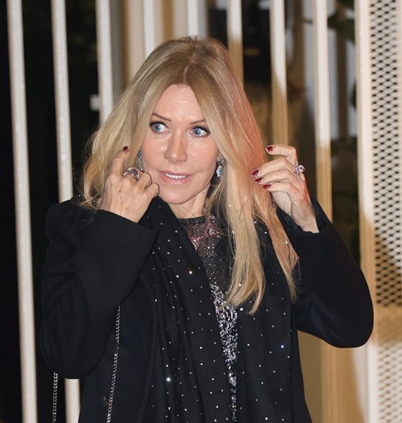 Μαριάννα Λάτση | Με sparkling look στη δεξίωση της Kimberly Guilfoyle στην πρεσβευτική κατοικία