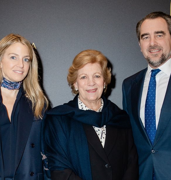 Χρυσή Βαρδινογιάννη | Με την Άννα Μαρία και τον Νικόλαο Ντε Γκρες σε μία ξεχωριστή βραδιά