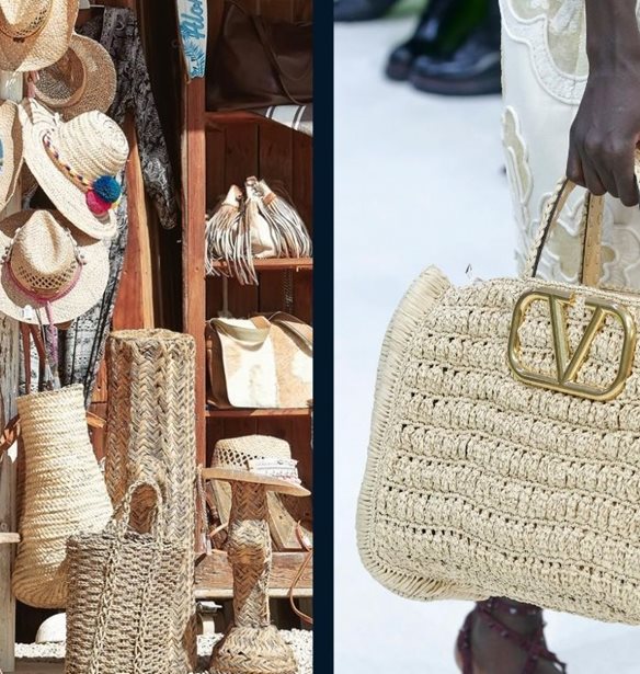 Raffia: Το υλικό που φέρνει το καλοκαίρι στο στυλ σου